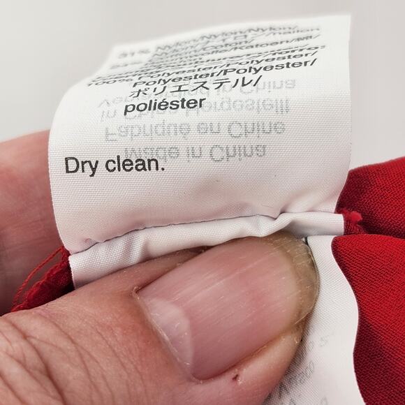 J. Crew Red Lace Floral Easy Skinny Pull On Ankle Pants Women's 00 - Picture 5 of 11